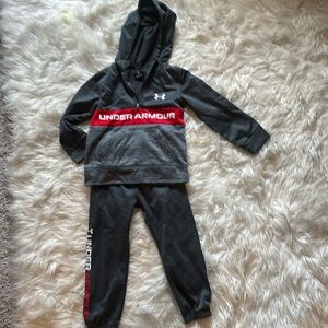Boys Hooded Track Suit Under Armor